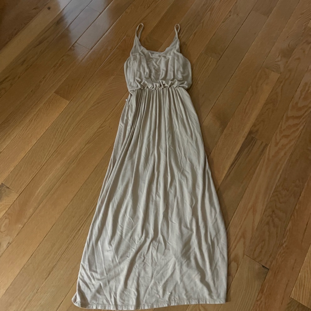 Beige maxi dress